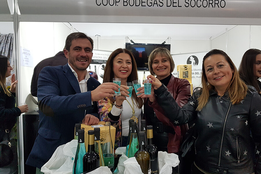 Bodegas del Socorro abre mercado en el Andévalo para satisfacer la demanda que ha constatado en la XIV Feria de Santa Bárbara