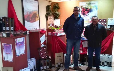 Bodegas del Socorro exhibe su gama de vinos y caldos en la X Feria Agroganadera y Comercial Comarca de Doñana y II Feria Enoberry