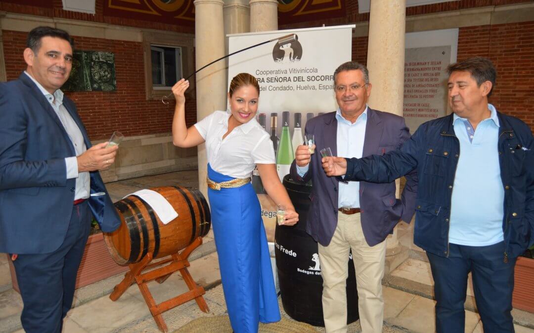 Bodegas del Socorro riega con los mejores caldos del Condado la Feria de la Tapa de Huelva