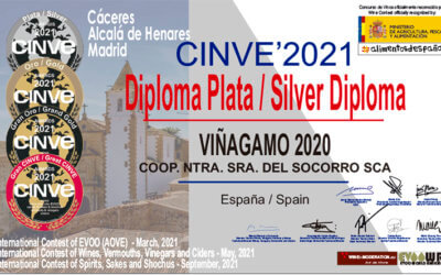 Viñagamo Blanco Joven 2020 se alza con la distinción Diploma de Plata en la categoría Vinos Tranquilos de los prestigiosos premios CINVE